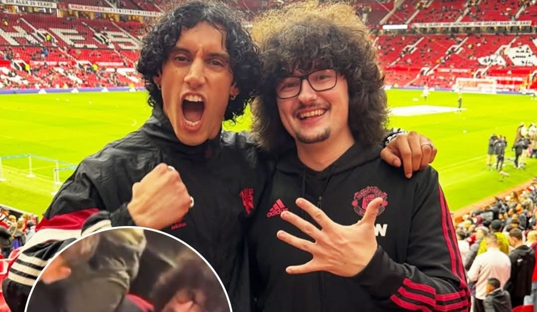 September 21: Viral Man Utd Fan Has Afro Bizarrely Grabbed By Fellow Supporter